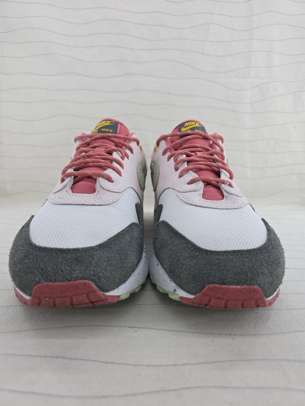 Nike Mens Air Max 1 Easter Celebration Leather Sneakers Shoes FZ4133-640 Sz 13 - Picture 4 of 12